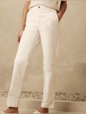 Banana Republic High Rise Authentic Chinos Stone Wash Size 6
